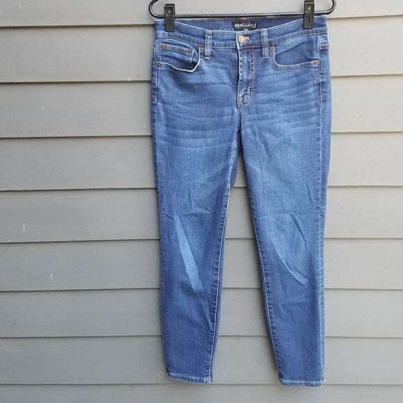J Crew Mercantile Stretchy Jeans Size Waist 27/Length 26 - Picture 1 of 7